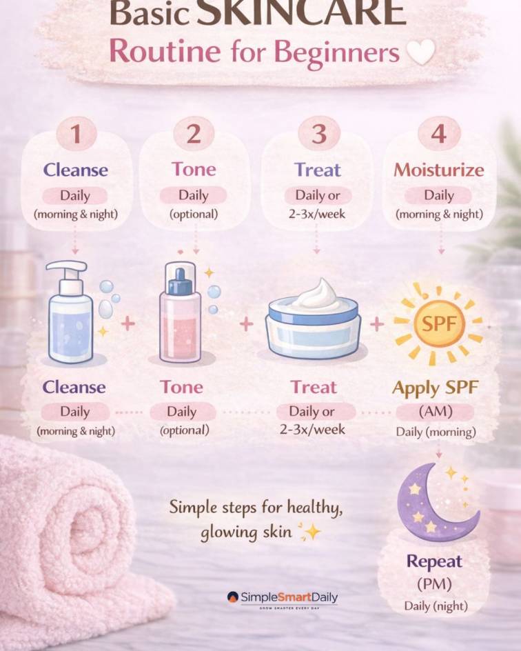 Basic Beginner Skincare Routine