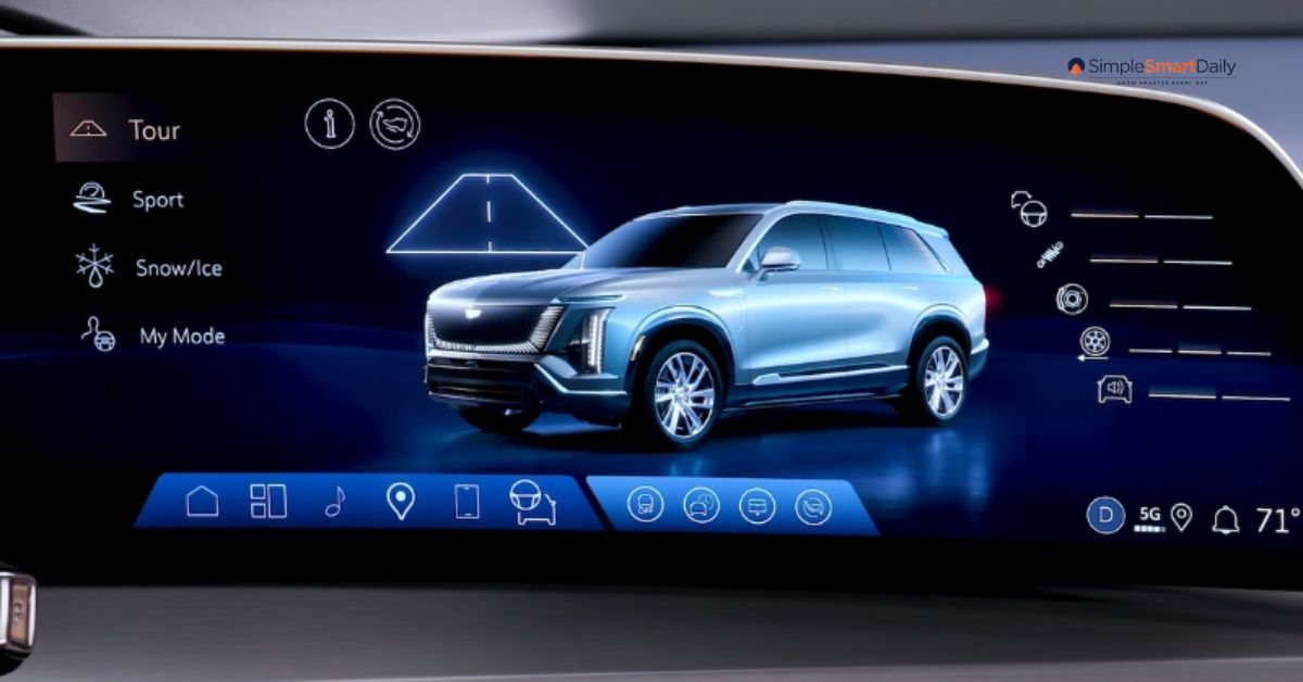Do the driving modes in Cadillac LYRIQ offer different ranges or battery usages
